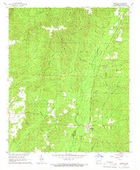 Manning Arkansas Historical topographic map, 1:24000 scale, 7.5 X 7.5 Minute, Year 1965