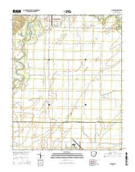 Manson Arkansas Current topographic map, 1:24000 scale, 7.5 X 7.5 Minute, Year 2014