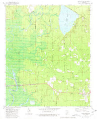 Marais Saline Arkansas Historical topographic map, 1:24000 scale, 7.5 X 7.5 Minute, Year 1981