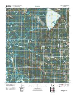 Marais Saline Arkansas Historical topographic map, 1:24000 scale, 7.5 X 7.5 Minute, Year 2011
