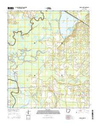 Marais Saline Arkansas Current topographic map, 1:24000 scale, 7.5 X 7.5 Minute, Year 2014