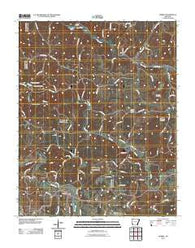 Marble Arkansas Historical topographic map, 1:24000 scale, 7.5 X 7.5 Minute, Year 2011