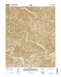 Marble Arkansas Current topographic map, 1:24000 scale, 7.5 X 7.5 Minute, Year 2014