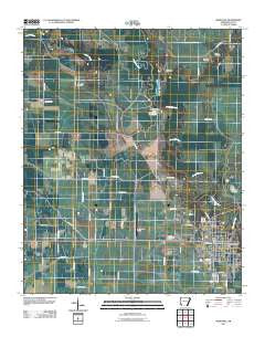 Marianna Arkansas Historical topographic map, 1:24000 scale, 7.5 X 7.5 Minute, Year 2011