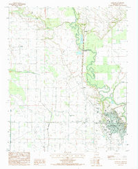 Marianna Arkansas Historical topographic map, 1:24000 scale, 7.5 X 7.5 Minute, Year 1984