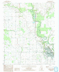 Marianna Arkansas Historical topographic map, 1:24000 scale, 7.5 X 7.5 Minute, Year 1984