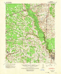 Marianna Arkansas Historical topographic map, 1:62500 scale, 15 X 15 Minute, Year 1940