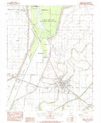 Marked Tree Arkansas Historical topographic map, 1:24000 scale, 7.5 X 7.5 Minute, Year 1983