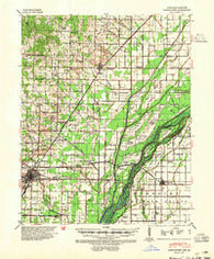 Marmaduke Arkansas Historical topographic map, 1:62500 scale, 15 X 15 Minute, Year 1940