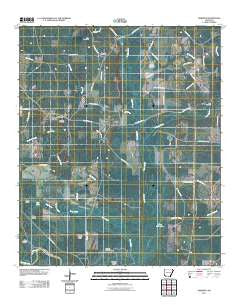 Marsden Arkansas Historical topographic map, 1:24000 scale, 7.5 X 7.5 Minute, Year 2011