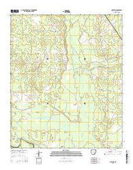 Marsden Arkansas Current topographic map, 1:24000 scale, 7.5 X 7.5 Minute, Year 2014