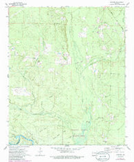 Marsden Arkansas Historical topographic map, 1:24000 scale, 7.5 X 7.5 Minute, Year 1971
