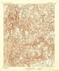 Marshall Arkansas Historical topographic map, 1:125000 scale, 30 X 30 Minute, Year 1901