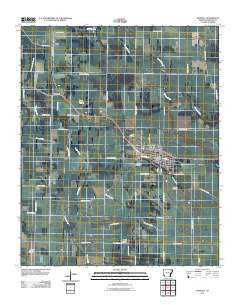 Marvell Arkansas Historical topographic map, 1:24000 scale, 7.5 X 7.5 Minute, Year 2011