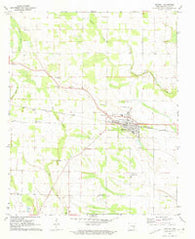 Marvell Arkansas Historical topographic map, 1:24000 scale, 7.5 X 7.5 Minute, Year 1971