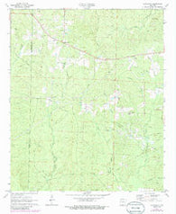 Marysville Arkansas Historical topographic map, 1:24000 scale, 7.5 X 7.5 Minute, Year 1971