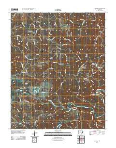 Maumee Arkansas Historical topographic map, 1:24000 scale, 7.5 X 7.5 Minute, Year 2011