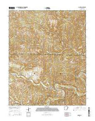 Maumee Arkansas Current topographic map, 1:24000 scale, 7.5 X 7.5 Minute, Year 2014
