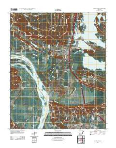 Mayflower Arkansas Historical topographic map, 1:24000 scale, 7.5 X 7.5 Minute, Year 2011