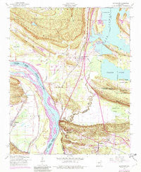 Mayflower Arkansas Historical topographic map, 1:24000 scale, 7.5 X 7.5 Minute, Year 1953