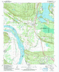 Mayflower Arkansas Historical topographic map, 1:24000 scale, 7.5 X 7.5 Minute, Year 1987