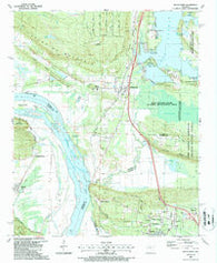 Mayflower Arkansas Historical topographic map, 1:24000 scale, 7.5 X 7.5 Minute, Year 1987