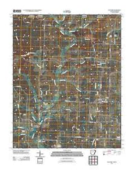Maynard Arkansas Historical topographic map, 1:24000 scale, 7.5 X 7.5 Minute, Year 2011