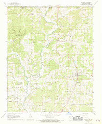 Maynard Arkansas Historical topographic map, 1:24000 scale, 7.5 X 7.5 Minute, Year 1968