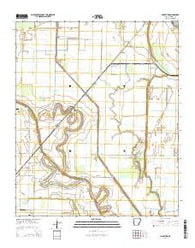 McArthur Arkansas Current topographic map, 1:24000 scale, 7.5 X 7.5 Minute, Year 2014