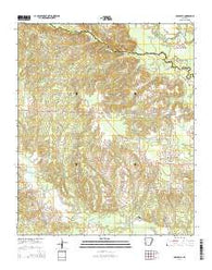 McCaskill Arkansas Current topographic map, 1:24000 scale, 7.5 X 7.5 Minute, Year 2014