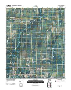 McCrory Arkansas Historical topographic map, 1:24000 scale, 7.5 X 7.5 Minute, Year 2011