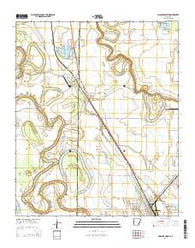 McGehee North Arkansas Current topographic map, 1:24000 scale, 7.5 X 7.5 Minute, Year 2014