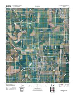 McGehee South Arkansas Historical topographic map, 1:24000 scale, 7.5 X 7.5 Minute, Year 2011