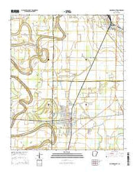 McGehee South Arkansas Current topographic map, 1:24000 scale, 7.5 X 7.5 Minute, Year 2014