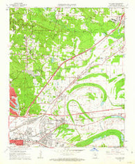 Mc Almont Arkansas Historical topographic map, 1:24000 scale, 7.5 X 7.5 Minute, Year 1961