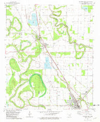 Mc Gehee North Arkansas Historical topographic map, 1:24000 scale, 7.5 X 7.5 Minute, Year 1981