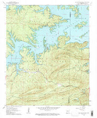 Mc Graw Mountain Arkansas Historical topographic map, 1:24000 scale, 7.5 X 7.5 Minute, Year 1962