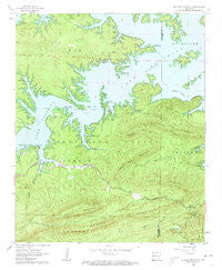 Mc Graw Mountain Arkansas Historical topographic map, 1:24000 scale, 7.5 X 7.5 Minute, Year 1962