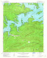 Mc Graw Mountain Arkansas Historical topographic map, 1:24000 scale, 7.5 X 7.5 Minute, Year 1962