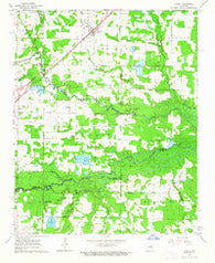 Mc Rae Arkansas Historical topographic map, 1:24000 scale, 7.5 X 7.5 Minute, Year 1963