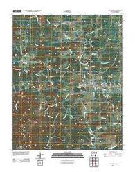 Melbourne Arkansas Historical topographic map, 1:24000 scale, 7.5 X 7.5 Minute, Year 2011