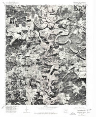 Melbourne NE Arkansas Historical topographic map, 1:24000 scale, 7.5 X 7.5 Minute, Year 1976