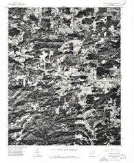 Melbourne SW Arkansas Historical topographic map, 1:24000 scale, 7.5 X 7.5 Minute, Year 1976