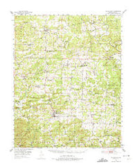 Melbourne Arkansas Historical topographic map, 1:62500 scale, 15 X 15 Minute, Year 1951