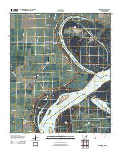 Mellwood Arkansas Historical topographic map, 1:24000 scale, 7.5 X 7.5 Minute, Year 2011