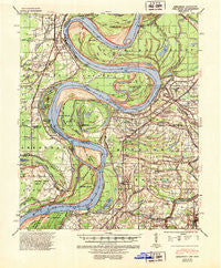 Mellwood Arkansas Historical topographic map, 1:62500 scale, 15 X 15 Minute, Year 1939