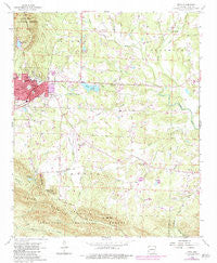 Mena Arkansas Historical topographic map, 1:24000 scale, 7.5 X 7.5 Minute, Year 1958
