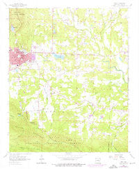 Mena Arkansas Historical topographic map, 1:24000 scale, 7.5 X 7.5 Minute, Year 1958