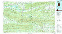 Mena Arkansas Historical topographic map, 1:100000 scale, 30 X 60 Minute, Year 1989
