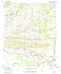 Menifee Arkansas Historical topographic map, 1:24000 scale, 7.5 X 7.5 Minute, Year 1961